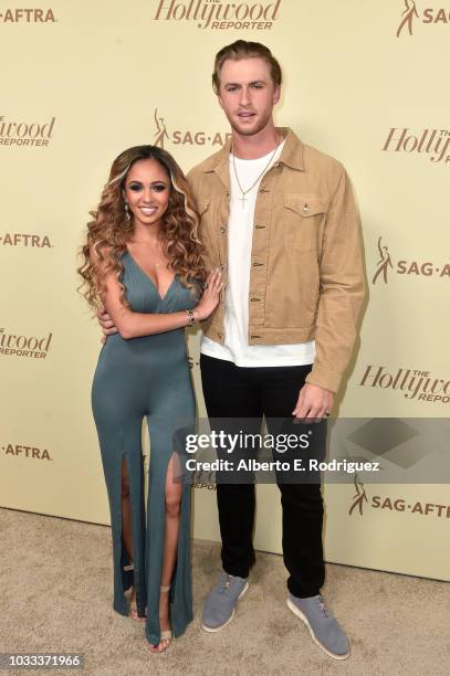 Vanessa Morgan and Michael Kopech attend The Hollywood Reporter and SAG-AFTRA Annual Nominees Night to celebrate Emmy Award contenders at Avra...