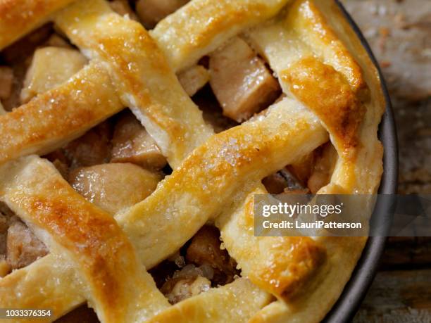 appeltaart - apple pie stockfoto's en -beelden