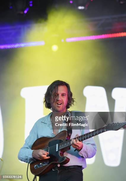 Christian Mazzalai of Phoenix performs on the Scissor Stage during day 1 of Grandoozy on September 14, 2018 in Denver, Colorado.
