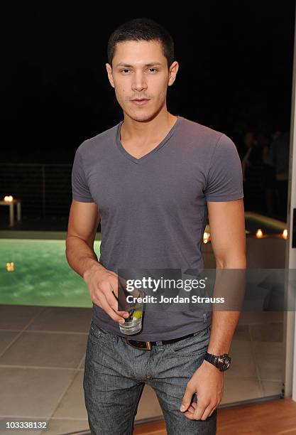 Actor Alex Meraz attends an event celebrating the September issue of Details magazine at a private residence on August 10, 2010 in Los Angeles,...