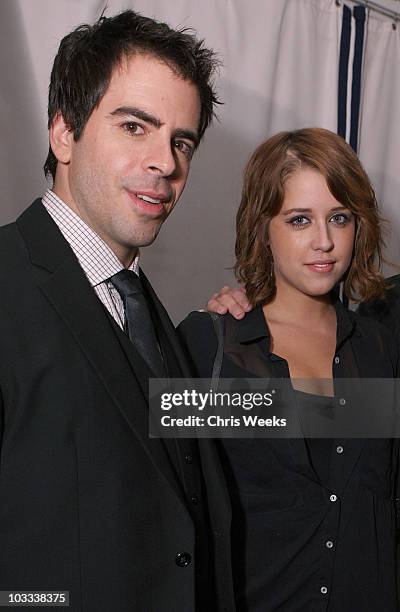 Eli Roth and Peaches Geldof attend a party for the Drew Barrymore NYLON cover at The London Hotel on August 10, 2010 in West Hollywood, California.