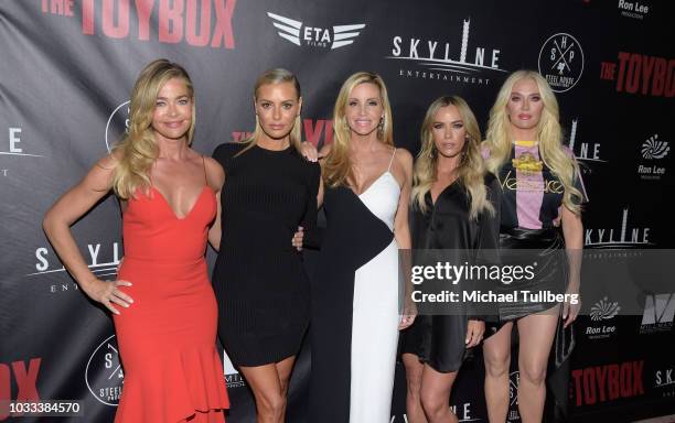 Denise Richards, Dorit Kemsley, Camille Grammer, Teddi Mellencamp Arroyave and Erika Jayne attend the premiere of Skyline Entertainment's "The...