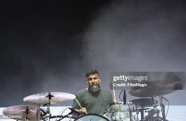 Thomas Hedlund of Phoenix performs on the Scissor Stage during day 1 of Grandoozy on September 14, 2018 in Denver, Colorado.