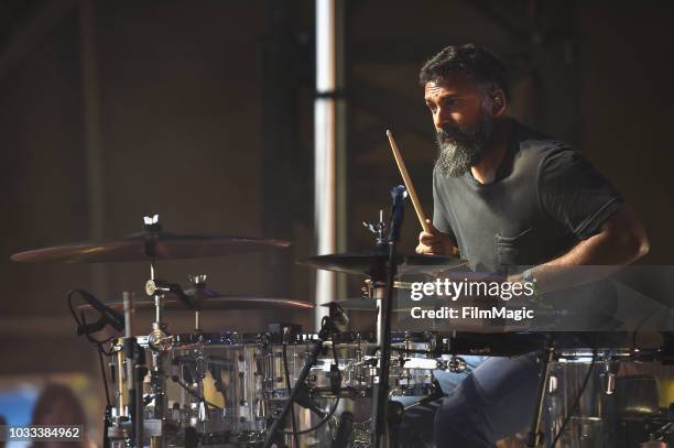 Thomas Hedlund of Phoenix performs on the Scissor Stage during day 1 of Grandoozy on September 14, 2018 in Denver, Colorado.