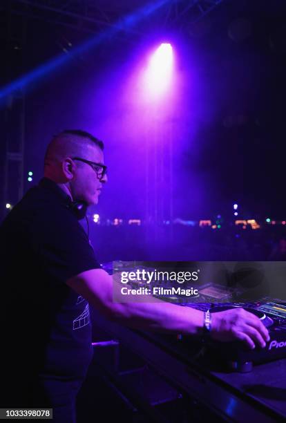 Doc Martin performs in The Break Room during day 1 of Grandoozy on September 14, 2018 in Denver, Colorado.