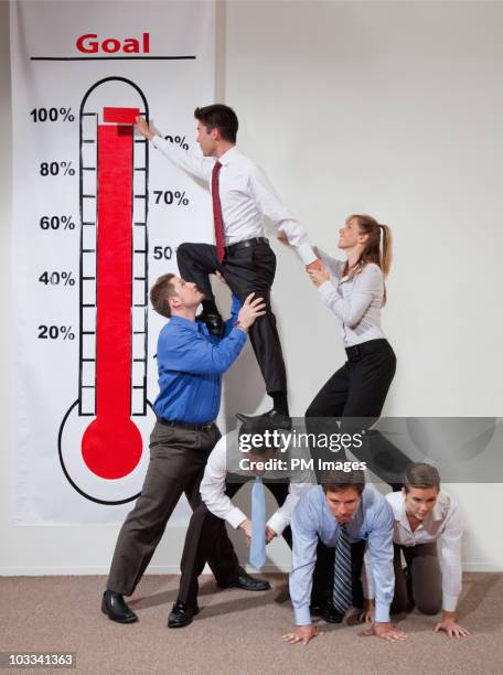 Goal Meter Rising 361 Rising Thermometer Stock Photos, High-Res Pictures, and Images ...