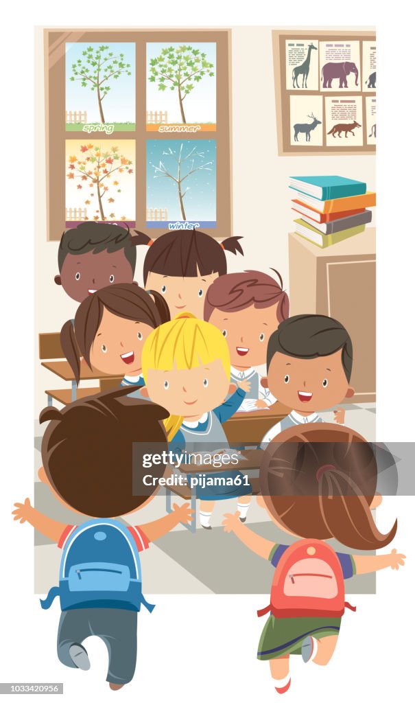 Children in the classroom