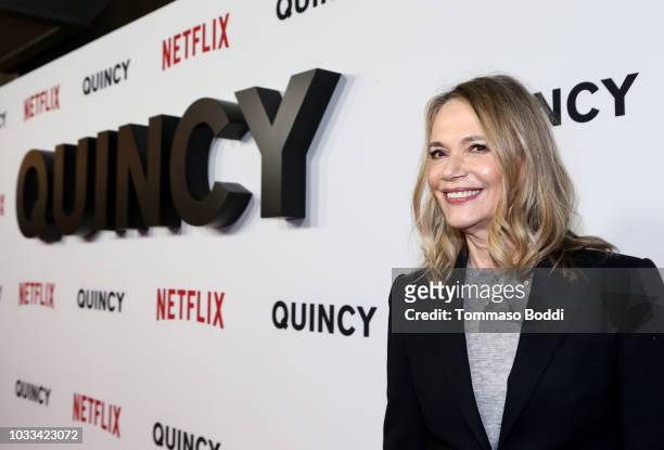Peggy Lipton attends Netflix's "Quincy" Los Angeles Special Screening at Linwood Dunn Theater on September 14, 2018 in Los Angeles, California.