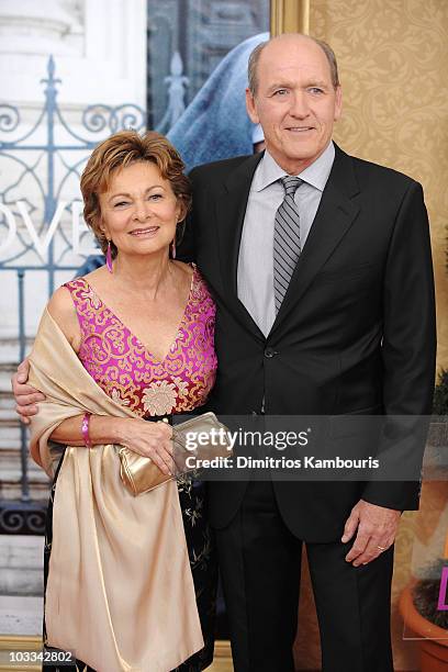 Actor Richard Jenkins and wife Sharon Jenkins attend the premiere of "Eat Pray Love" at the Ziegfeld Theatre on August 10, 2010 in New York City.