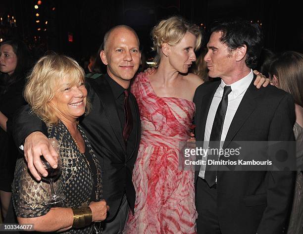 Screenwriter Jennifer Salt, director Ryan Murphy, author Elizabeth Gilbert and actor Billy Crudup attend the after party for the premiere of "Eat...