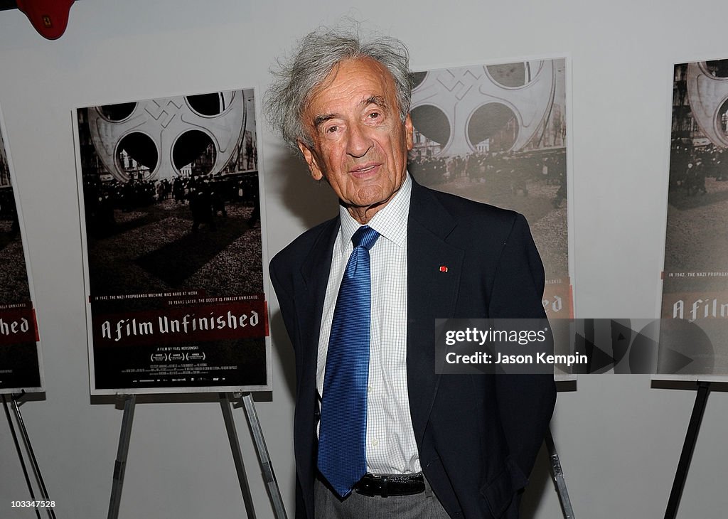 "A Film Unfinished" New York Premiere - Arrivals