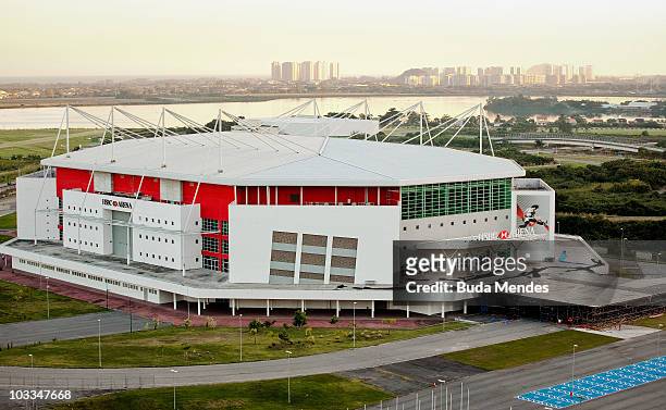General view of the Multipurpose Arena, or HSBC Arena, considered the most modern sports arena in Brazil, located at Avenida Embaixador Abelardo...