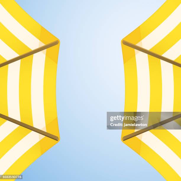 parasol beach umbrella background - under beach umbrella stock illustrations