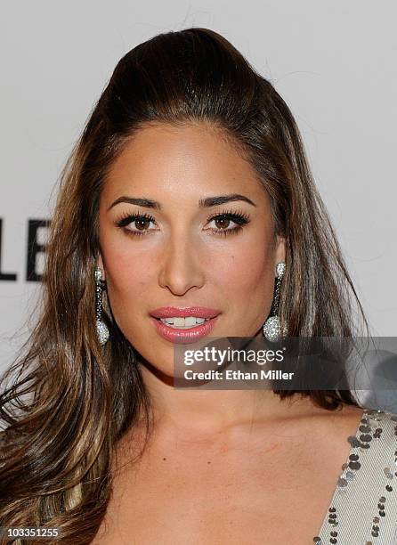 Actress Giselle Itie arrives at a screening of Lionsgate Films' "The Expendables" at the Planet Hollywood Resort & Casino August 11, 2010 in Las...