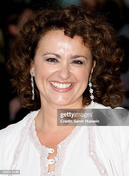 Nadia Sawalha attends the Royal Premiere of Arabia 3D at London IMAX on May 24, 2010 in London, England.