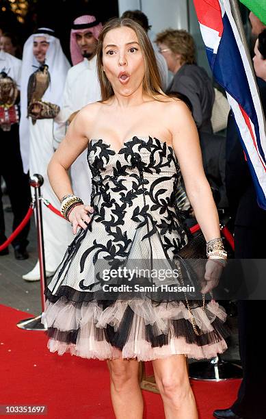 Elen Rives attends the Royal Premiere of Arabia 3D at London IMAX on May 24, 2010 in London, England.