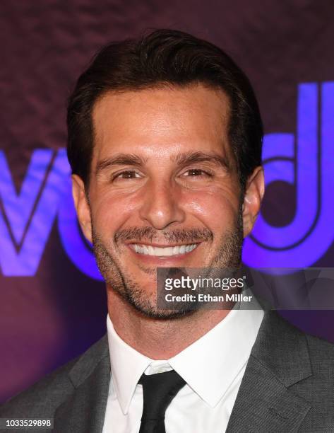 Actor Jay Jablonski attends Freestyle Releasing's world premiere of "Bigger" at the Orleans Arena on September 13, 2018 in Las Vegas, Nevada.