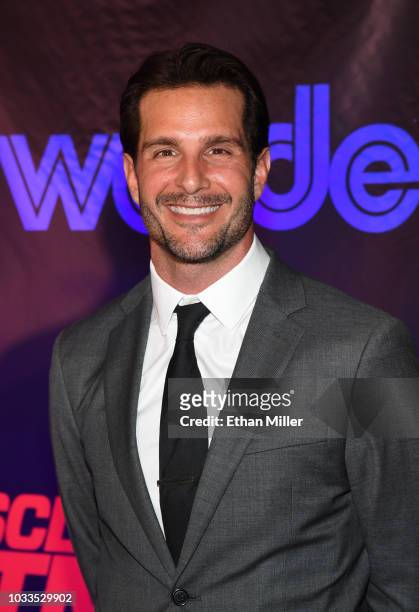 Actor Jay Jablonski attends Freestyle Releasing's world premiere of "Bigger" at the Orleans Arena on September 13, 2018 in Las Vegas, Nevada.