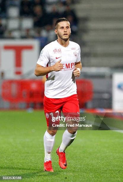 Loris Nery of Nancy during the French Ligue 2 match between Nancy and Le Havre on September 14, 2018 in Nancy, France.