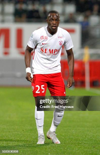 Mons Rogeani Bassouamina of Nancy during the French Ligue 2 match between Nancy and Le Havre on September 14, 2018 in Nancy, France.