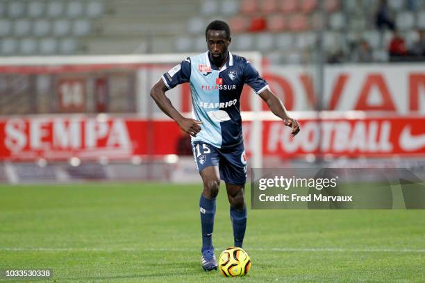 Samba Camara of Le Havre during the French Ligue 2 match between Nancy and Le Havre on September 14, 2018 in Nancy, France.