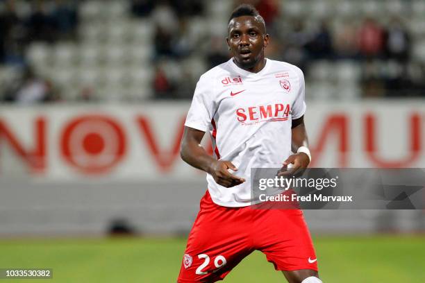 Sihivi Maboulou of Nancy during the French Ligue 2 match between Nancy and Le Havre on September 14, 2018 in Nancy, France.