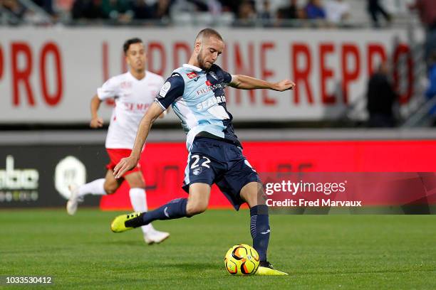 Victor Lekhal of Le Havre during the French Ligue 2 match between Nancy and Le Havre on September 14, 2018 in Nancy, France.