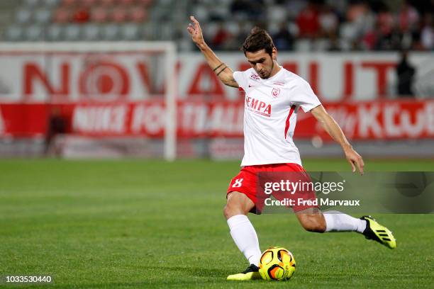 Vincent Marchetti of Nancy during the French Ligue 2 match between Nancy and Le Havre on September 14, 2018 in Nancy, France.