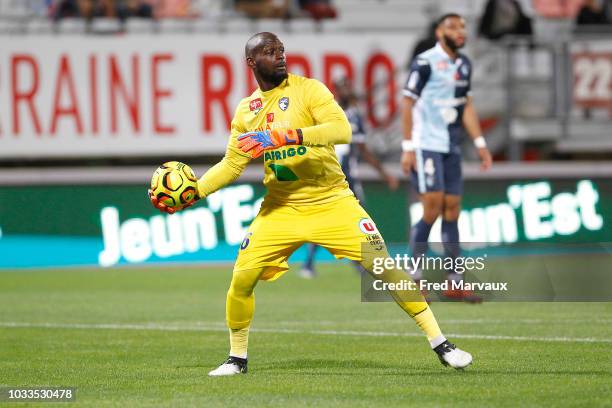 Yohann Thuram of Le Havre during the French Ligue 2 match between Nancy and Le Havre on September 14, 2018 in Nancy, France.