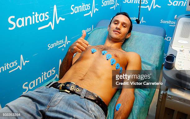 Ricardo Carvalho attends a Real Madrid medical before his official presentation at Santiago Bernabeu Stadium on August 12, 2010 in Madrid, Spain. .