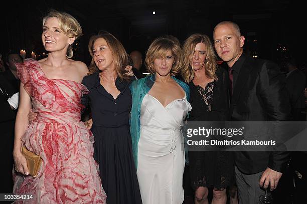 Author Elizabeth Gilbert, Elizabeth Cantillon, Co-Chairman of Sony Pictures Entertainment Amy Pascal, producer Dede Gardner and director Ryan Murphy...
