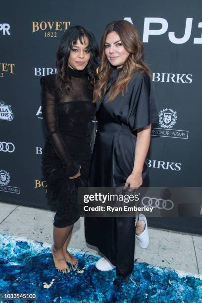 Fefe Dobson and Natasha Koifman attend the Artists For Peace And Justice Festival Gala 2018 Presented By BOVET at Windsor Arms Hotel on September 8,...