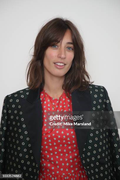 Laura Jackson attends the ALEXACHUNG show during London Fashion Week September 2018 on September 15, 2018 in London, England.
