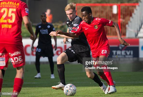 Jellert Van Landschoot OH Leuven in action with Divine Naah of AFC ...