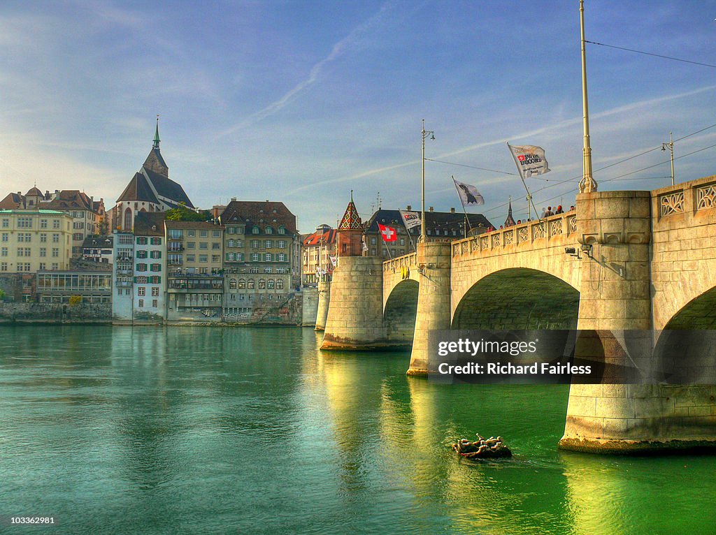 Rhine bridge in Basel