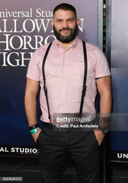 Actor Guillermo Diaz attends the opening night celebration of "Halloween Horror Nights" at Universal Studios CityWalk Cinemas on September 14, 2018...