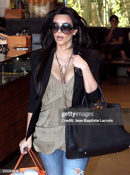 Kim Kardashian is seen on April 30, 2010 in West Hollywood, California.