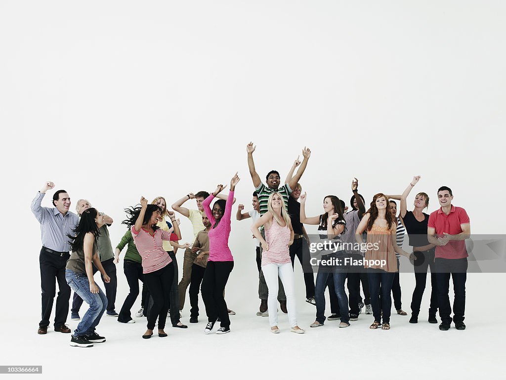 Group of people dancing