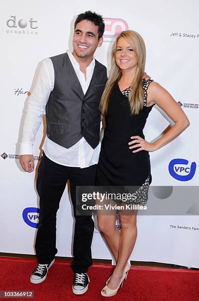 Personalities Roberto Martinez and Ali Fedowski attend the 10th Annual Harold Pump Foundation Gala - Arrivals at the Hyatt Regency Century Plaza on...