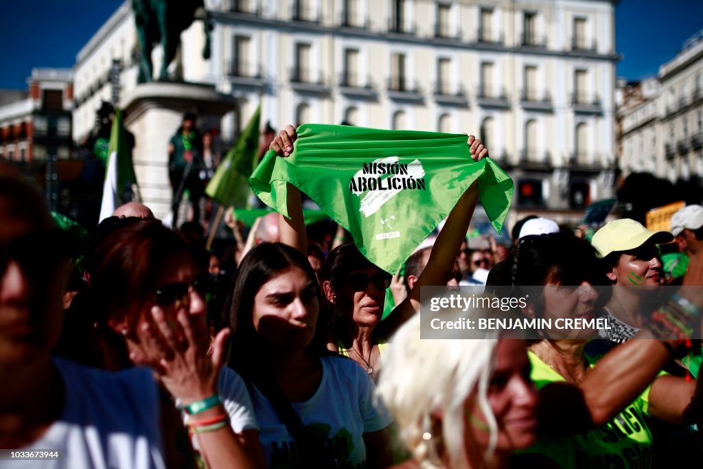 SPAIN-ANIMAL-RIGHTS-DEMO
