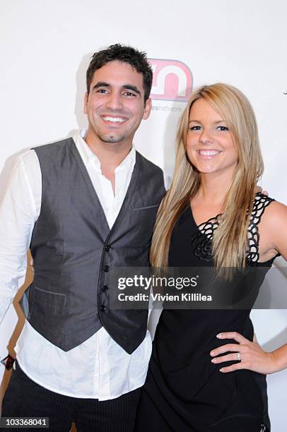 Personalities Roberto Martinez and Ali Fedowski attend the 10th Annual Harold Pump Foundation Gala - Arrivals at the Hyatt Regency Century Plaza on...