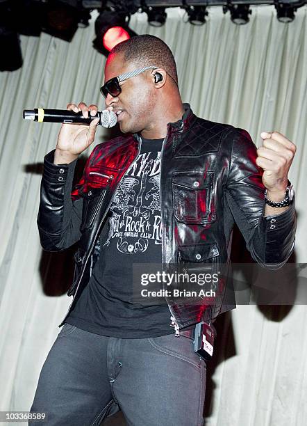 Musical artist Taio Cruz attends the Taio Cruz album release party hosted by Z100 and MySpace Music at Canal Room on June 1, 2010 in New York City.