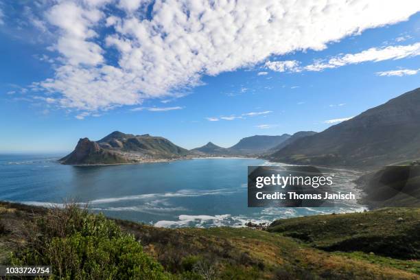 hout bay, western cape - chapmans peak stock pictures, royalty-free photos & images