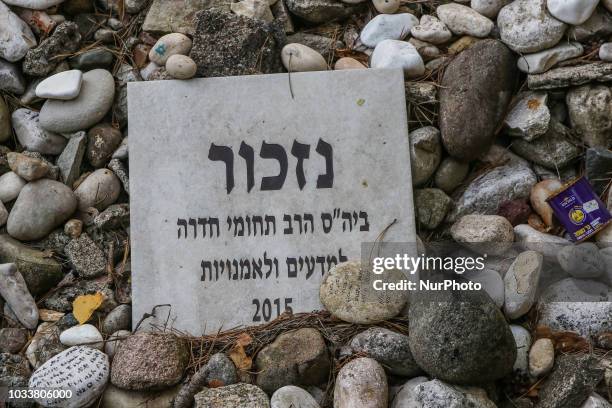 Site of a former German Nazi extermination camp built during WWII, now a memorial is seen near Treblinka, Poland on 9 September 2018 Treblinka was...