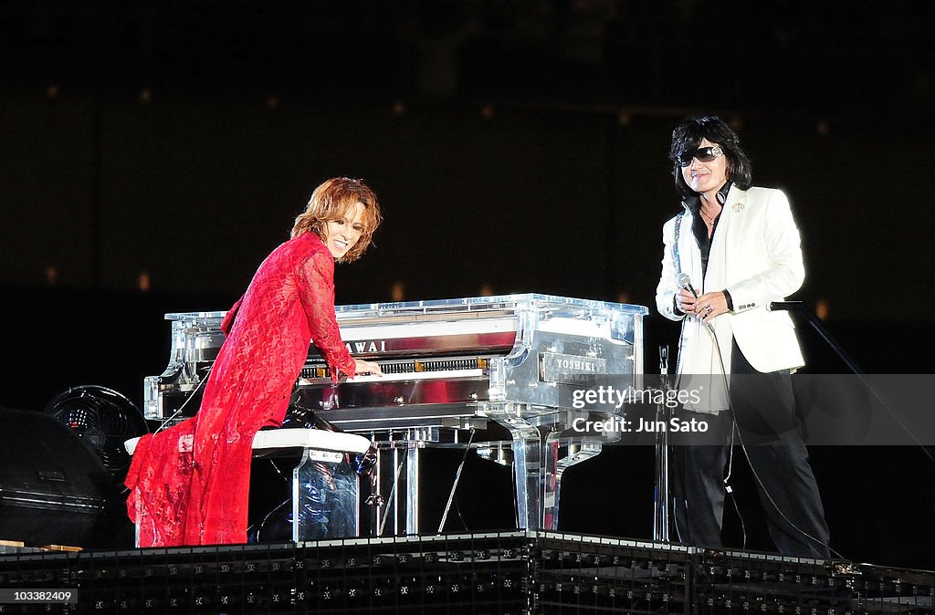 X Japan Performs In Yokohama - Day 1