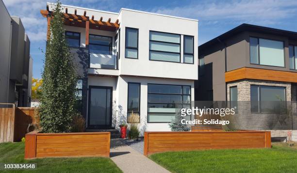 living in a very nice modern infill home - replacement stock pictures, royalty-free photos & images