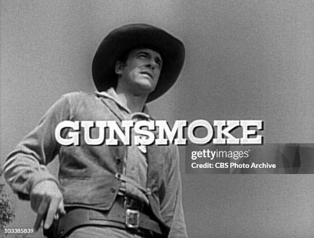 Gunsmoke TV Show 1955 Debut Kansas License Plate - Novelty Collectible