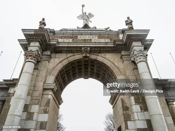 canadian national exhibition grounds, princes' gates - canadian national exhibition stock pictures, royalty-free photos & images
