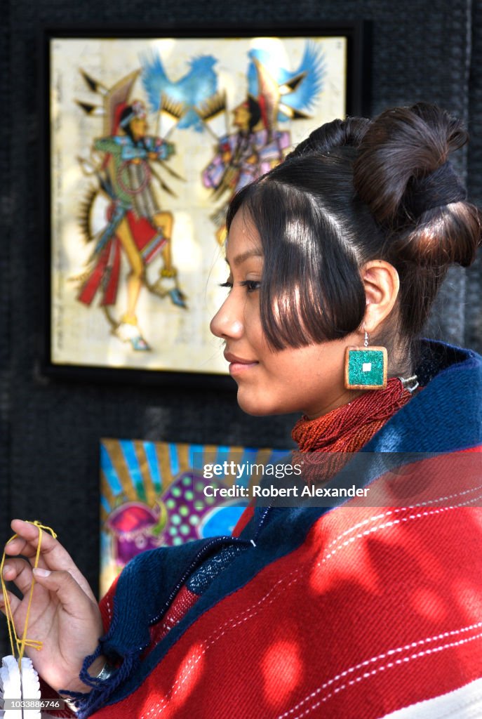 Young Hopi woman