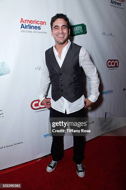 The Bachelorette's Roberto Martinez arrives at the 10th Annual Harold Pump Foundation Gala on August 12, 2010 in Century City, California.